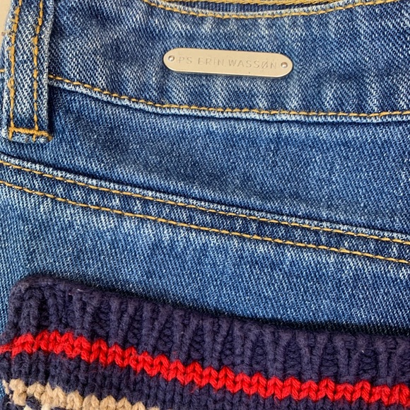 PS Erin Wasson Boho Cutoff Shorts Knit Pockets - Picture 7 of 9